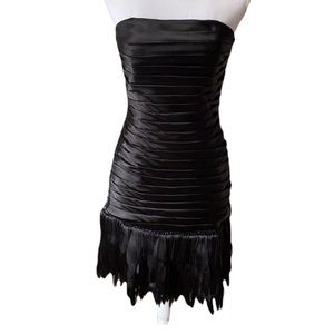 White House Black Market Feather Dress